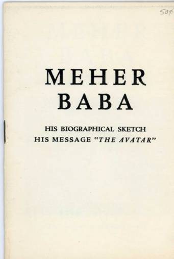 Meher Baba, His Biographical Sketch 