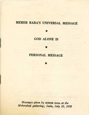 Meher Baba’s Universal Message