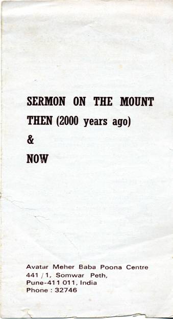 Sermon on the Mount