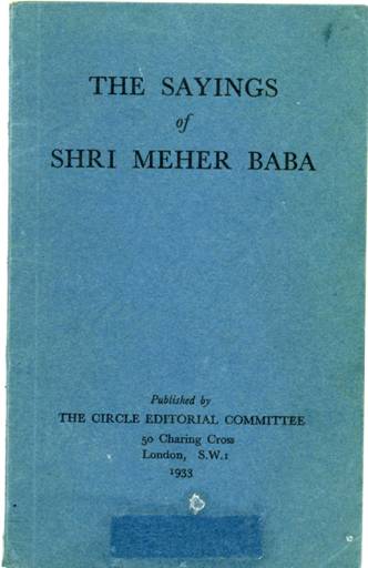 The Saying of Shri Meher Baba