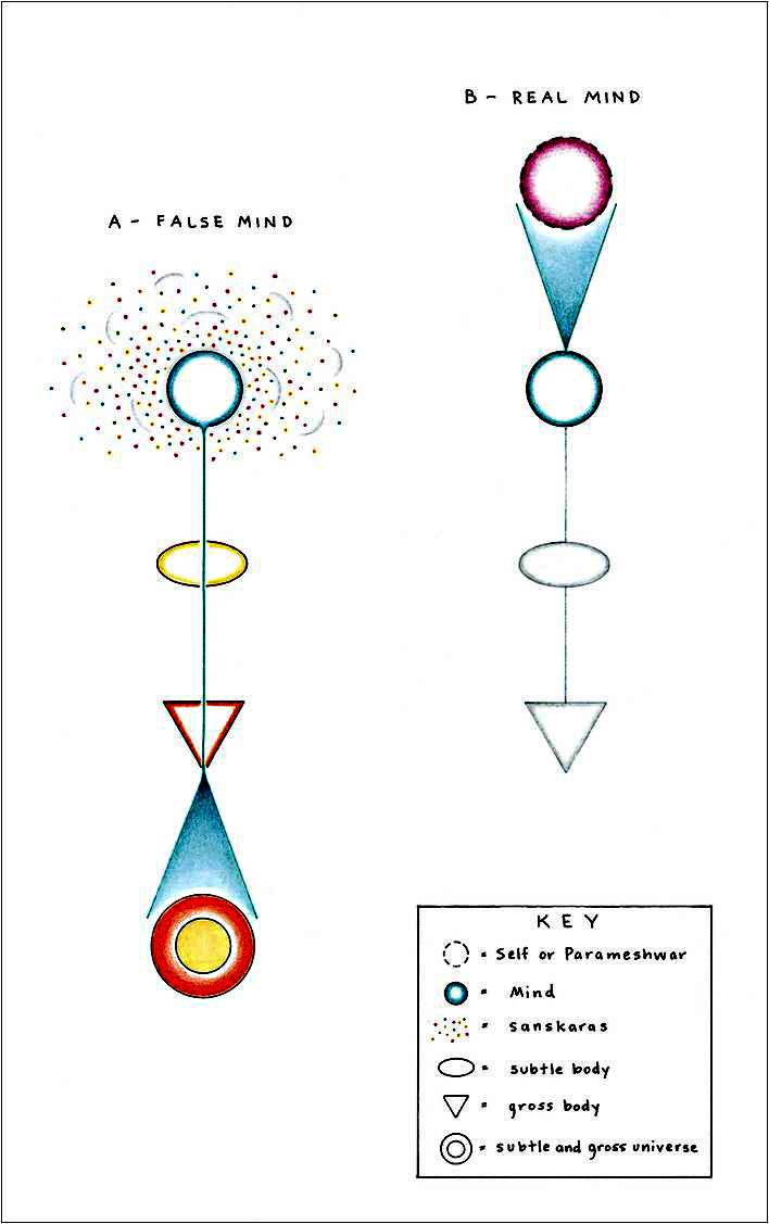 False and Real Mind