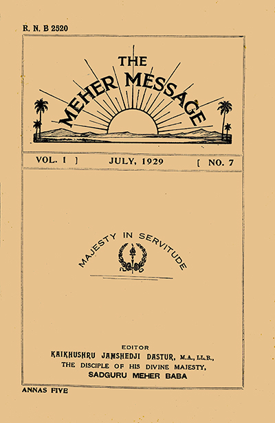 The Meher Message v1 no 7