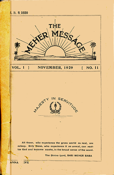 the meher message v1 no 11