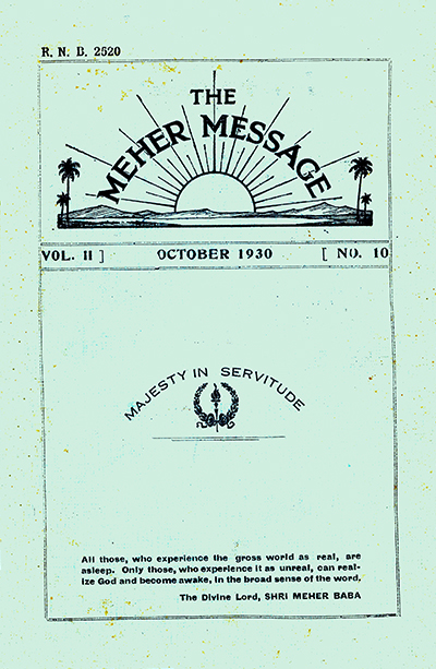 the meher message magazine